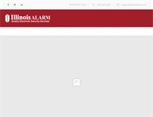 Tablet Screenshot of illinoisalarm.com